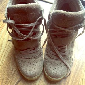 Ash platform sneakers